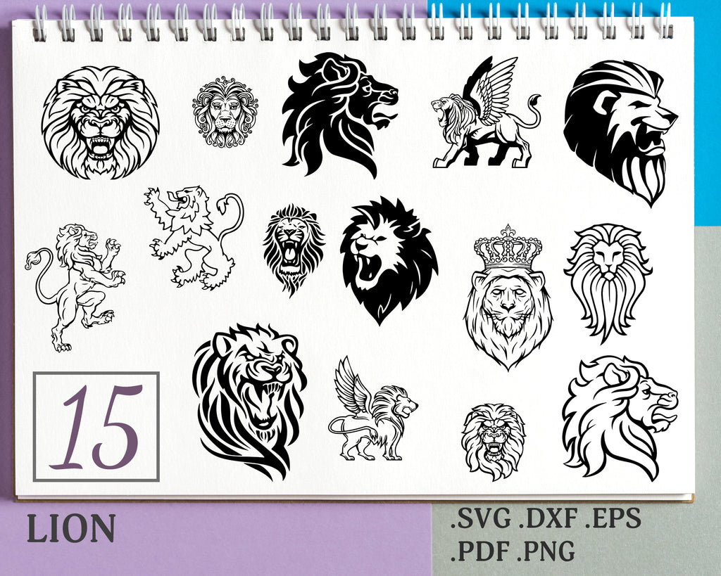 Free Free 292 Silhouette Lion Head Svg SVG PNG EPS DXF File