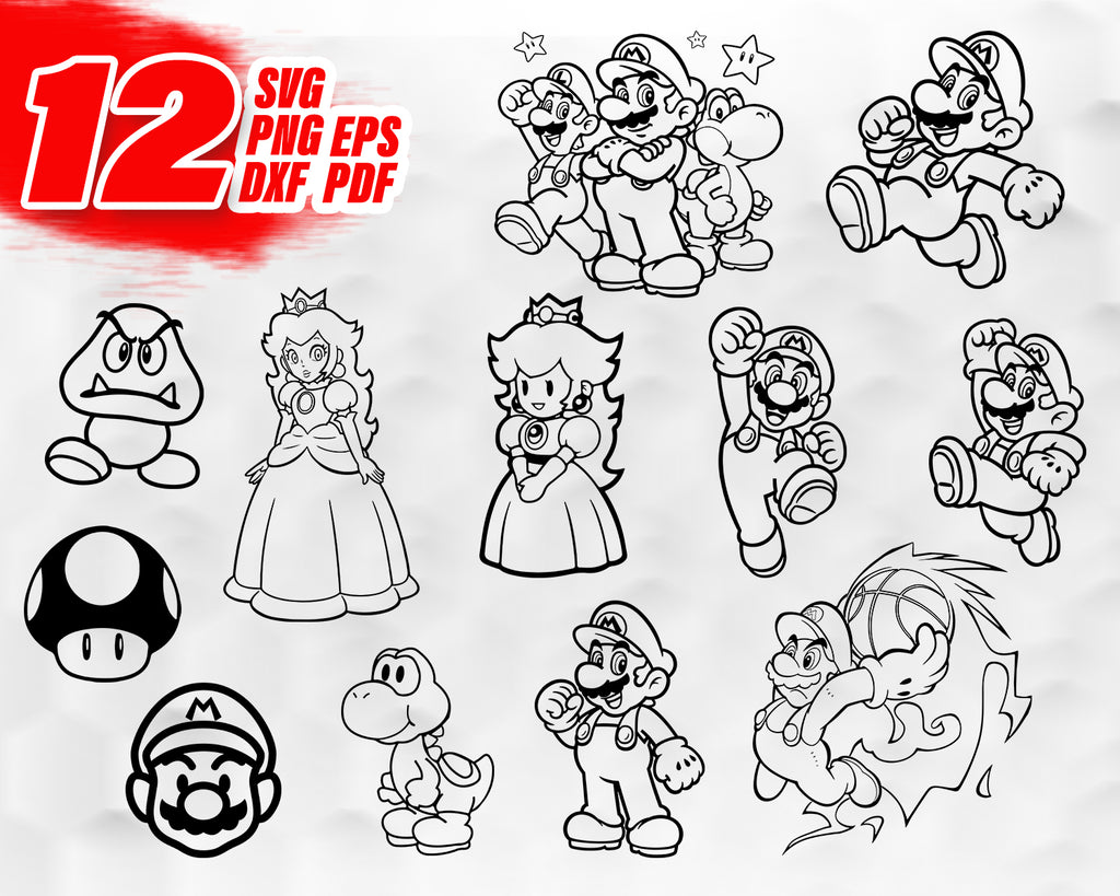 Free Free 341 Free Super Mario Svg Files SVG PNG EPS DXF File