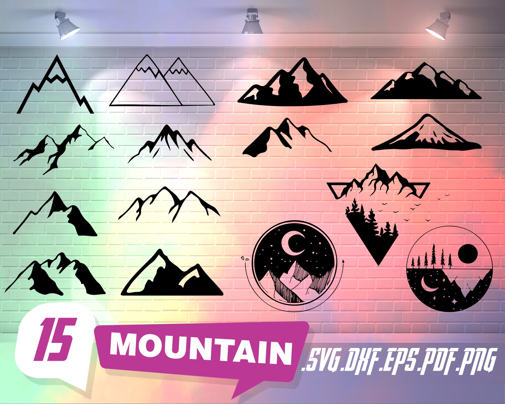 Free Free Mountain Svg File 831 SVG PNG EPS DXF File