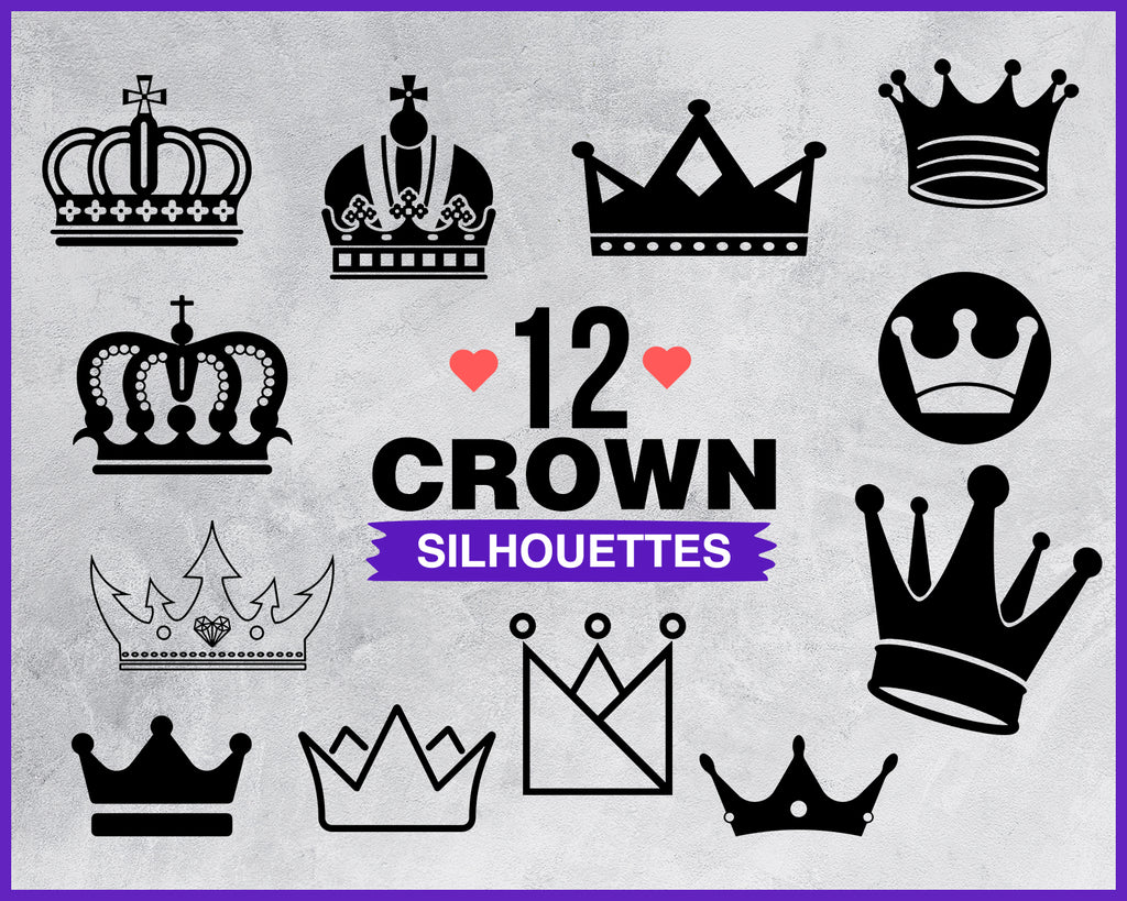 Crown Svg Crown Bundle Crown Cut File Crown Clipart Crown Svg File Clipartic