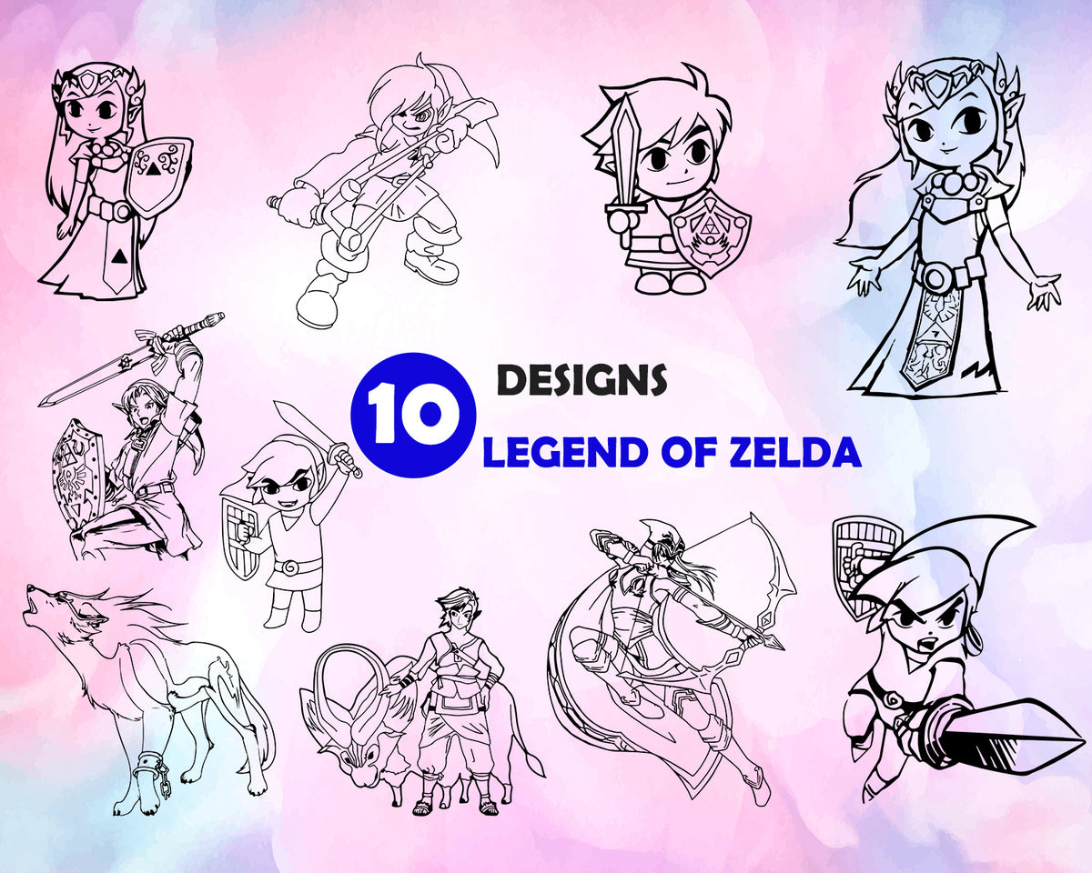 Download Legend of Zelda svg, Legend of Zelda Bundle svg Zelda ...