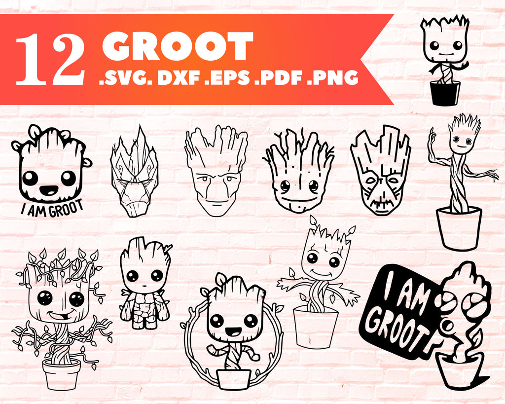 Free Free 344 Baby Groot Svg Free SVG PNG EPS DXF File