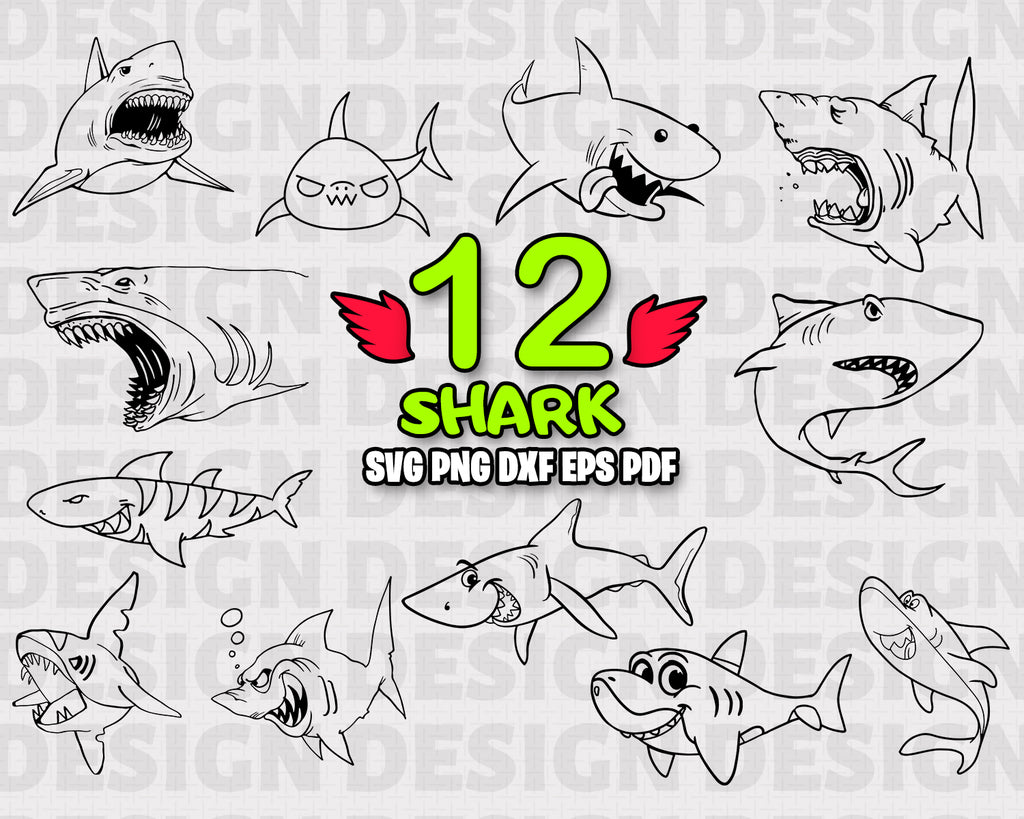 Free Free 106 Shark Clipart Svg SVG PNG EPS DXF File