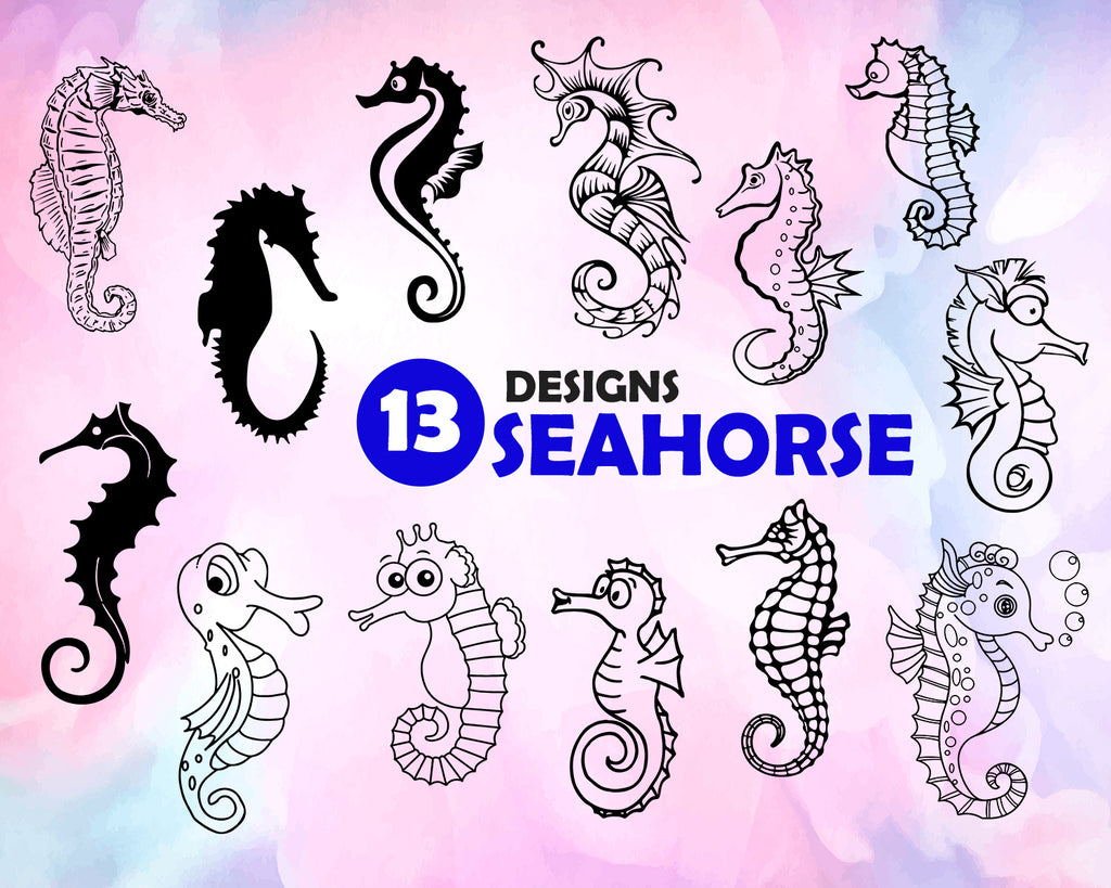 Download Seahorse svg, SEAHORSE SVG, sea animal svg, seahorse ...