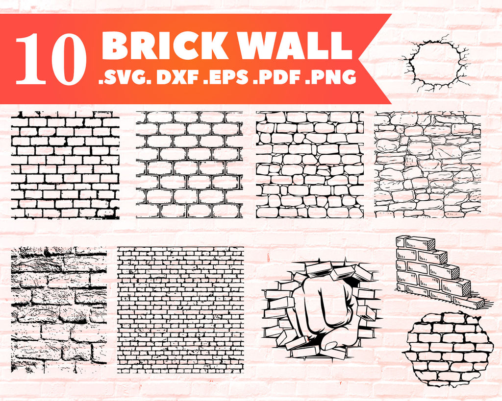 Download Brick Wall Svg Brick Wall Vector Background Svg Brick Wall Paper Cu Clipartic