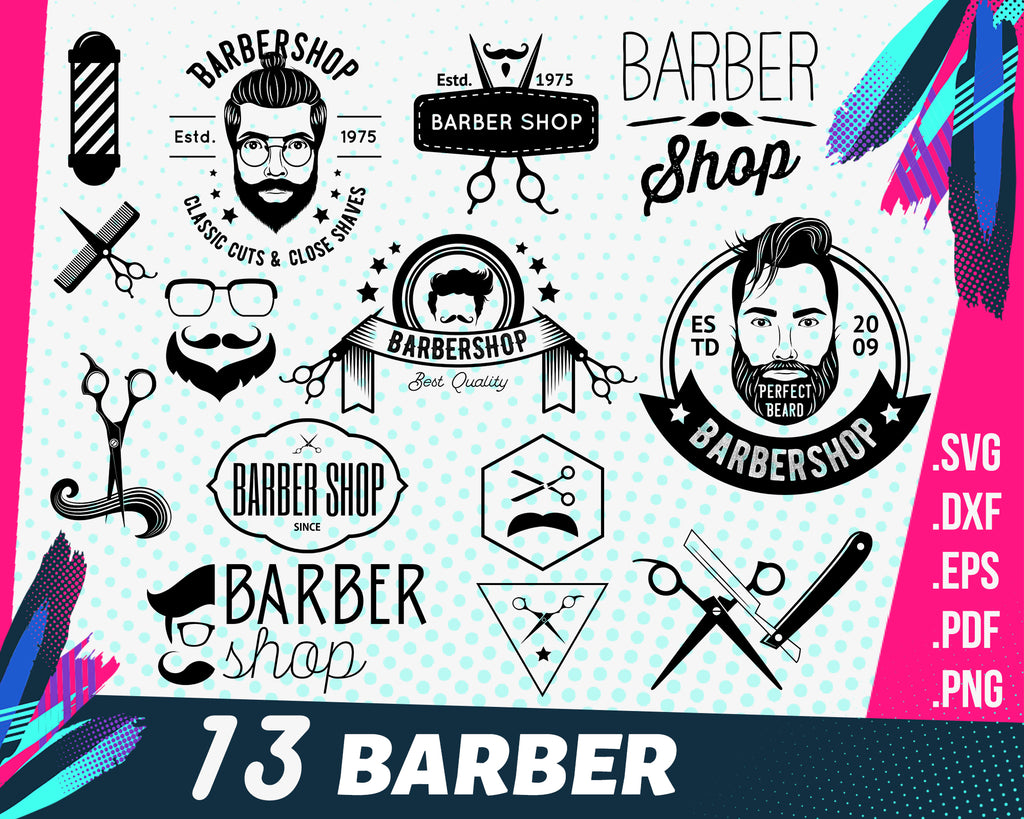 Download Hairdresser Svg Barber Tools Svg Commercial Use Monogram Frames Clipartic