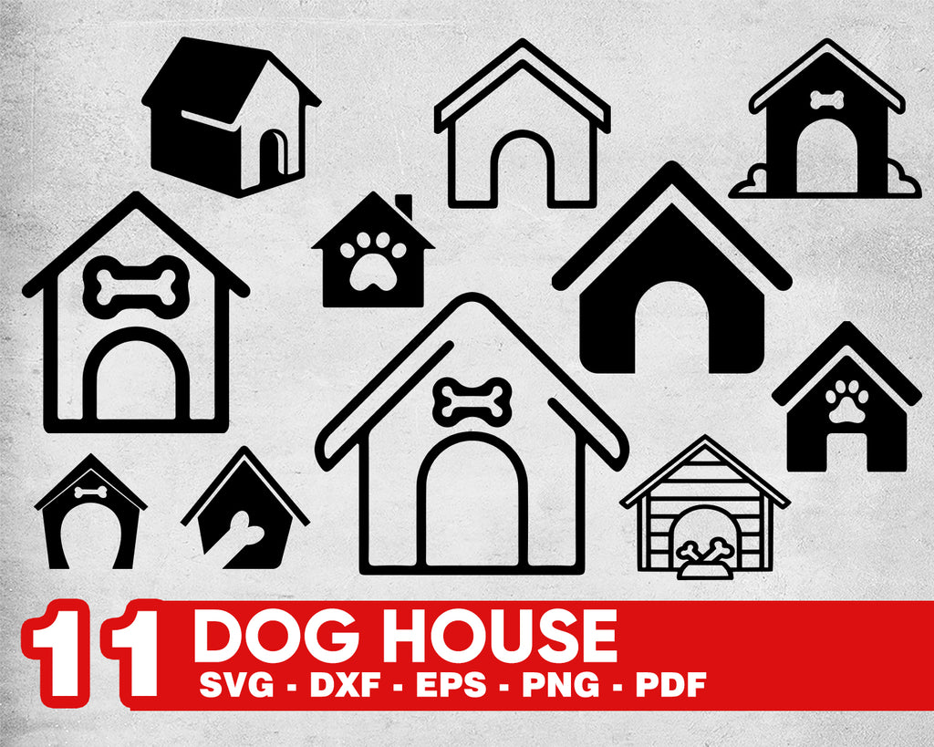 Download Dog House Svg Dog House Silhouette Svg Dog House Clipart Dog House Dxf Dog House Design Puppy Svg Wood House Svg Cameo Svg Decal
