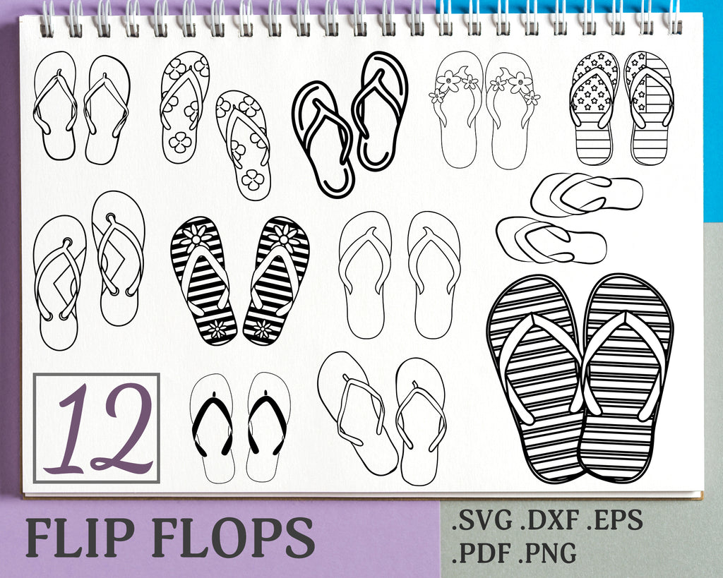 Download Flip Flops Svg Flip Flop Svg Flip Flop Clipart Flip Flop Svg File Clipartic