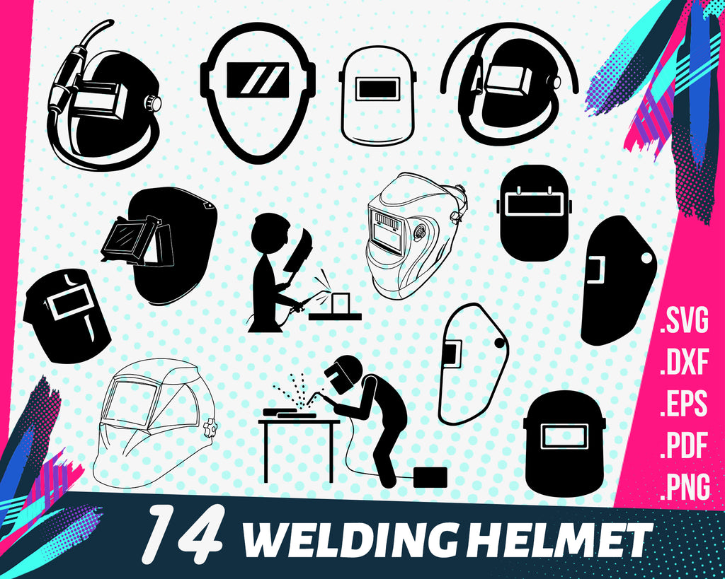 Welding Helmet Svg Welding Svg File Welder Digital Download Helmet Si Clipartic