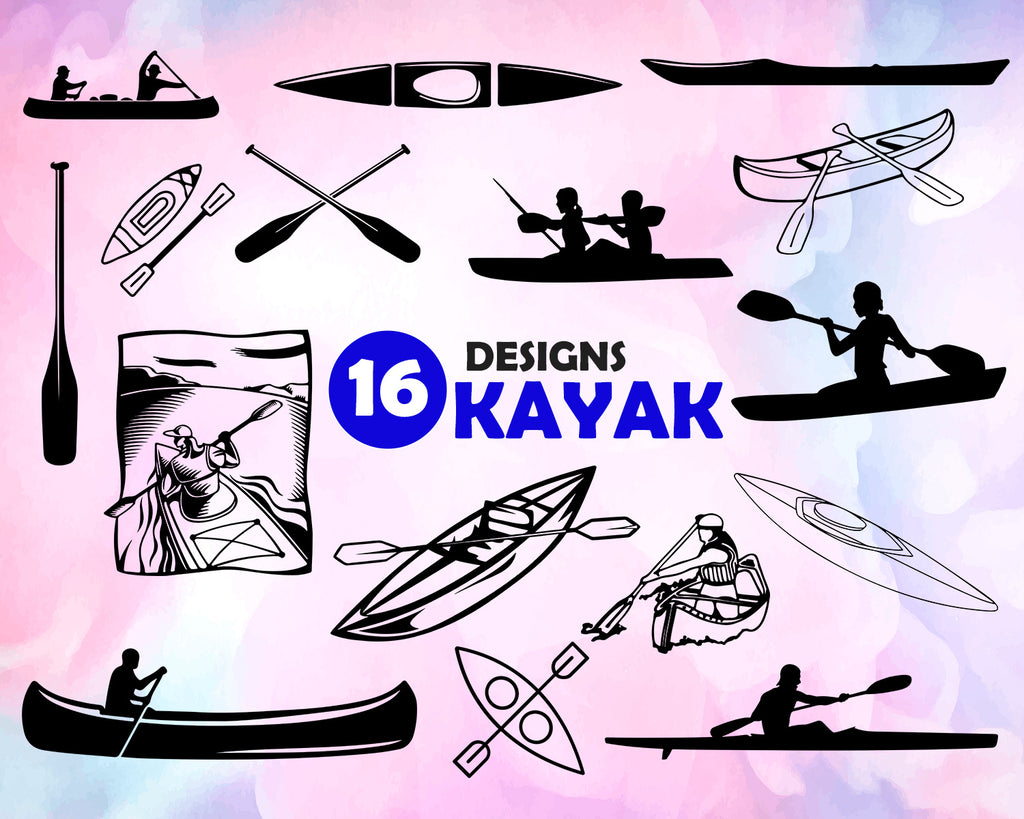 Download Clip Art Png Files For Silhouette Svg Kayak Split Monogram Kayak Svg Cut File Kayak Vector Clip Art Svg Cricut Kayaking Decal Download Dxf Eps Art Collectibles
