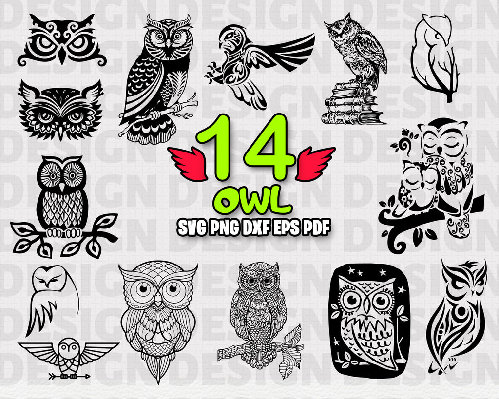 Download Owl Svg Owl Bundle Birds Svg Bundle Owl Cut File Owl Clipart Owl Clipartic SVG, PNG, EPS, DXF File