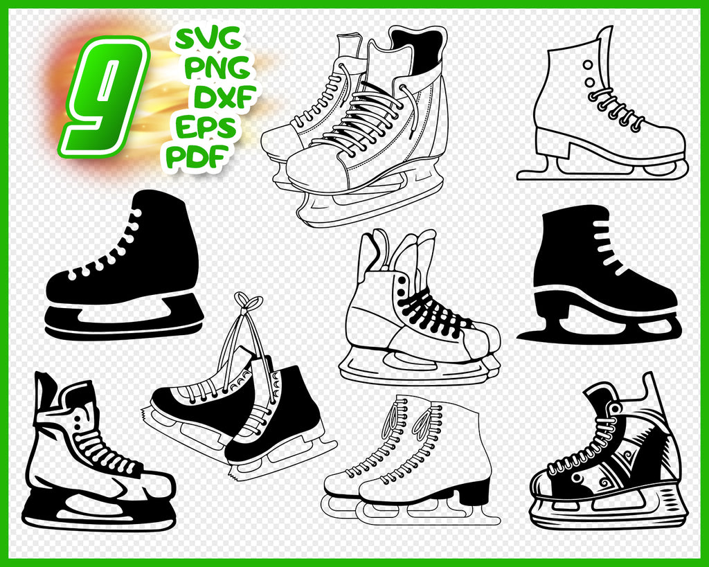 Download Ice Skate Svg Cut File Ice Skate Bundle Svg Ice Skate Silhouette Clipartic