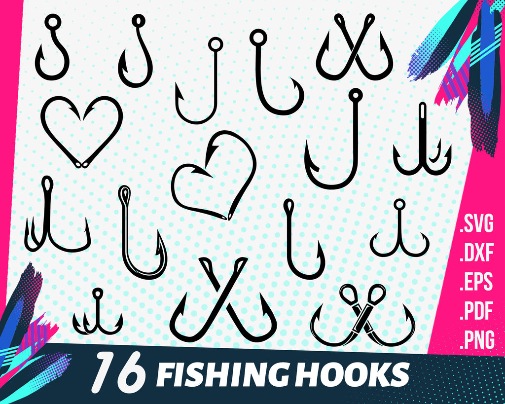 Free Free 213 Silhouette Fishing Hook Svg SVG PNG EPS DXF File