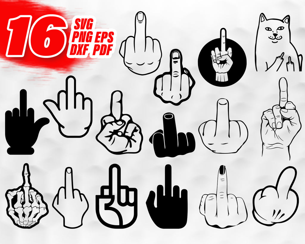 Download Middle Fingers Svg Skeleton Hand Svg Middle Finger Clipart Middle Clipartic