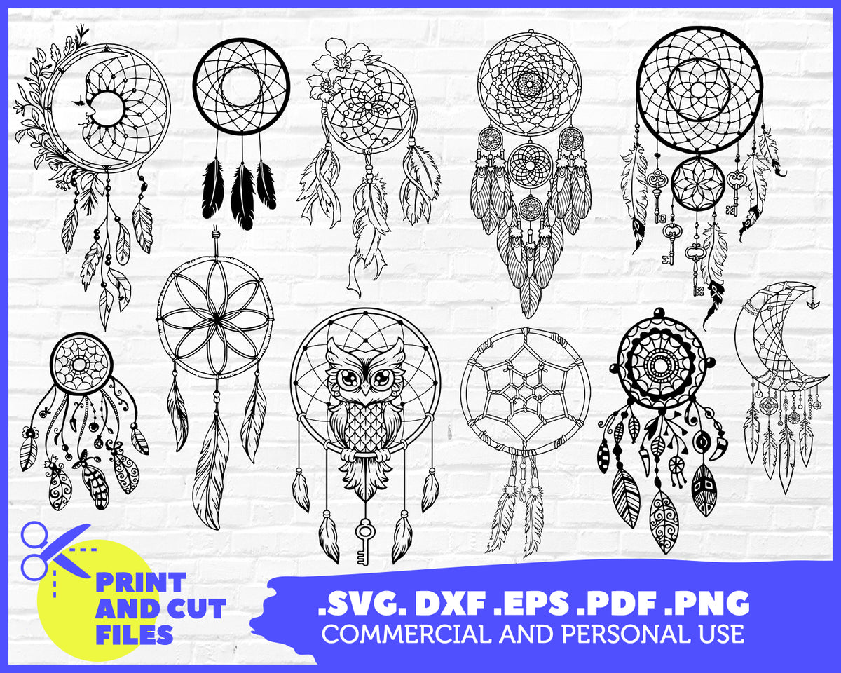 Free Free 52 Silhouette Dream Catcher Svg Free SVG PNG EPS DXF File