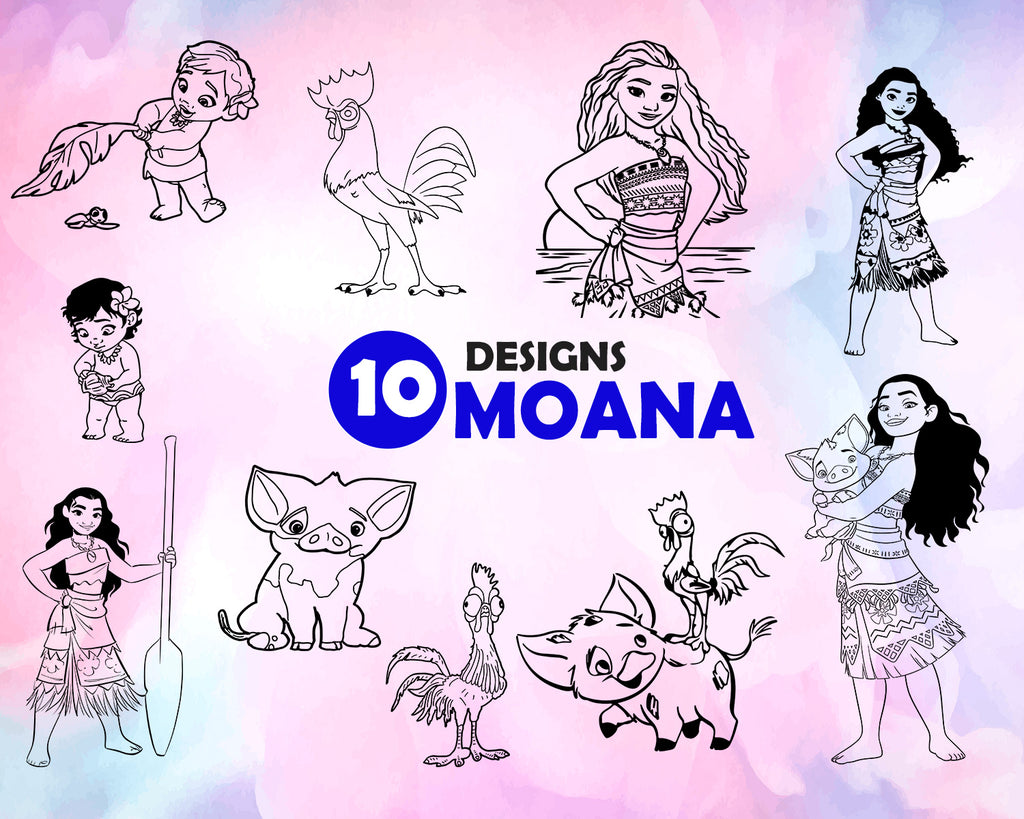 Download Svg Instant Download Cricut Files Pdf Dxf Clipart Png Moana Silhouette Eps Moana Svg Cut Files Craft Supplies Tools Carving Whittling