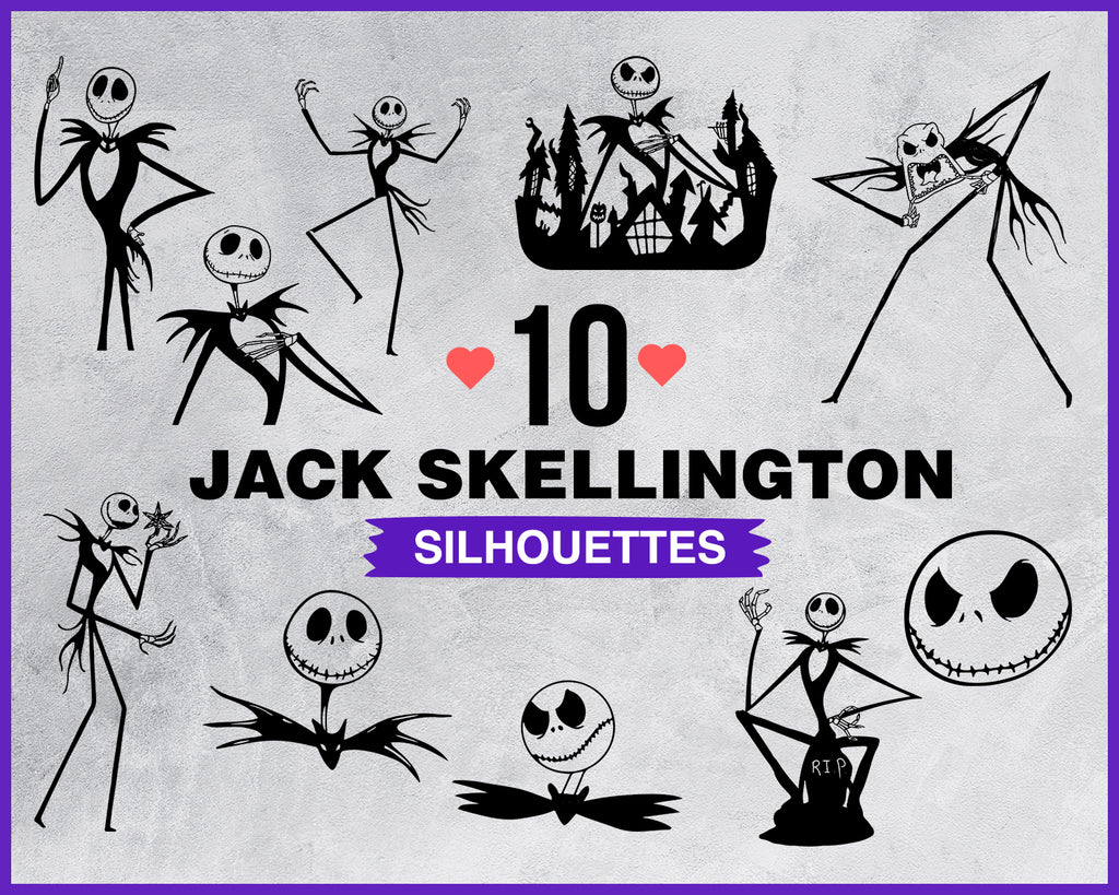 Download Free Jack Skellington Svg Characters Svg Jack Svg A Nightmare Before SVG DXF Cut File