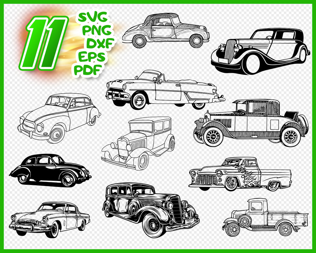 Download Vintage Car Svg Old Cars Vintage Cars Retro Car Car Svg Cars Svg Clipartic