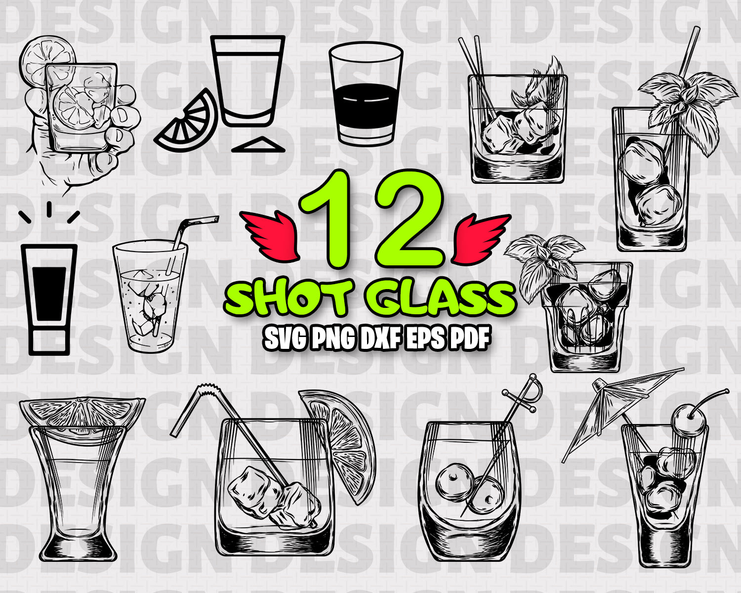 Download Shot Glass Svg Shot Glass Silhouette Glasses Svg Bundle Shot Glasse Clipartic