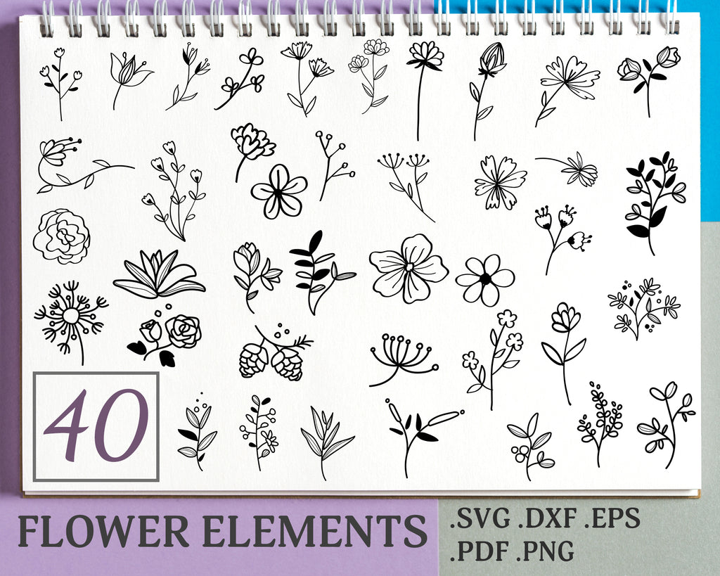 Free Free 189 Silhouette Wildflower Svg SVG PNG EPS DXF File