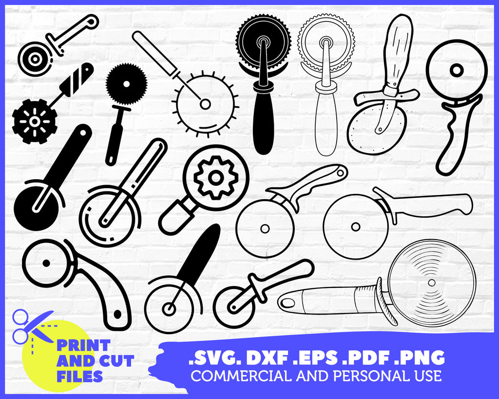 Download Pizza Cutter Svg Pizza Svg Pizza Wheel Svg Pizza Cutter Clipart Pi Clipartic