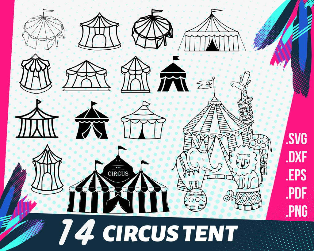 Circus Tent Svg Circus Tent 3 Svg Circus Tent Svg Circus Tent Clip Clipartic