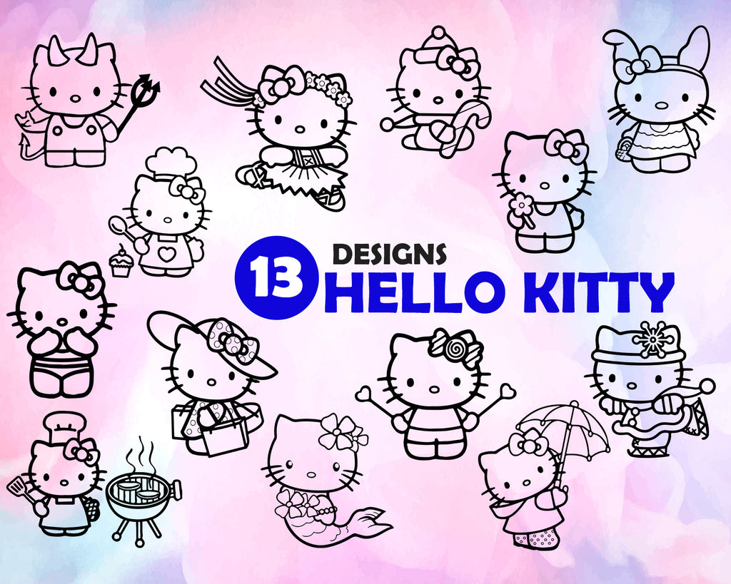 Free Free Hello Kitty Svg Free Cricut