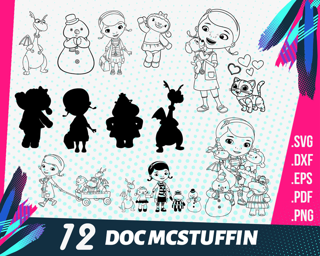 Doc Mcstuffin Svg Doc Mcstuffins Svg Png Eps Dxf Cut File Cricut Clipartic