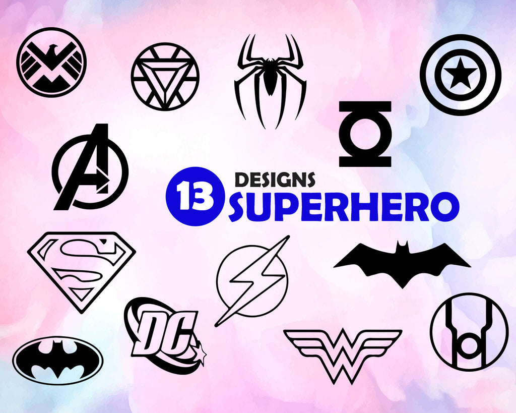 Download Superhero Logo Svg Superhero Logo Svg Bundle Superhero Cut File Sup Clipartic PSD Mockup Templates