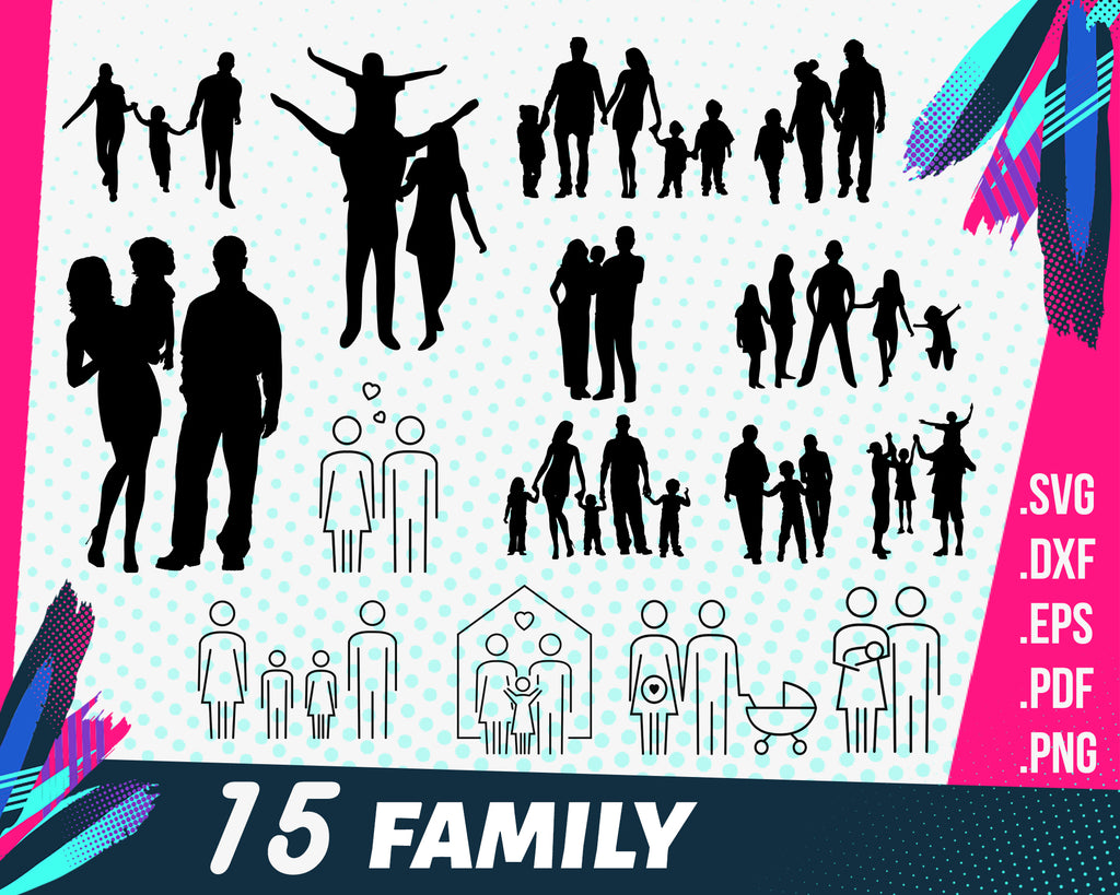 Free Free Family Silhouette Svg 453 SVG PNG EPS DXF File