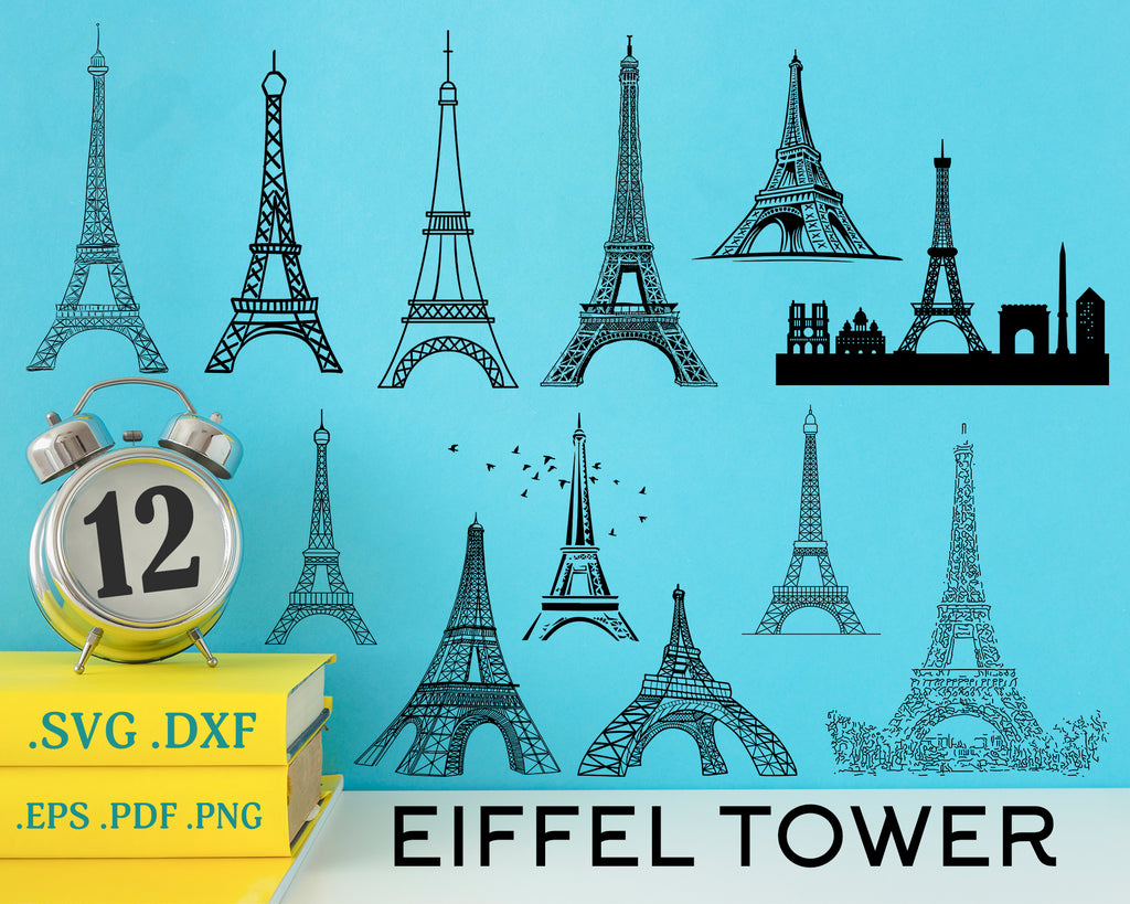 Download Eiffel Tower Svg Travel Svg Paris Svg Eiffel Tower Clipart Eiffel Clipartic