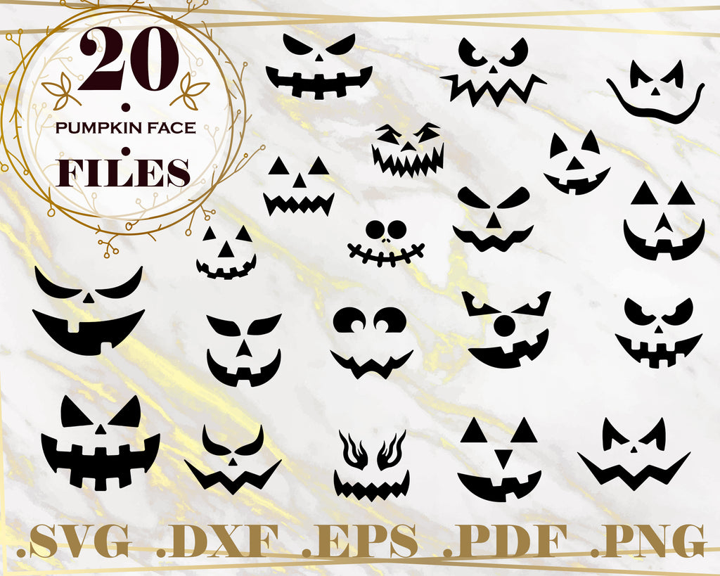 Download Pumpkin Faces Clipart Pumpkin Faces Svg Pumpkin Faces Silhouette Pumpkin Faces Cut File Pumpkin Faces Bundle Svg Instant Download Craft Supplies Tools Visual Arts Kromasol Com