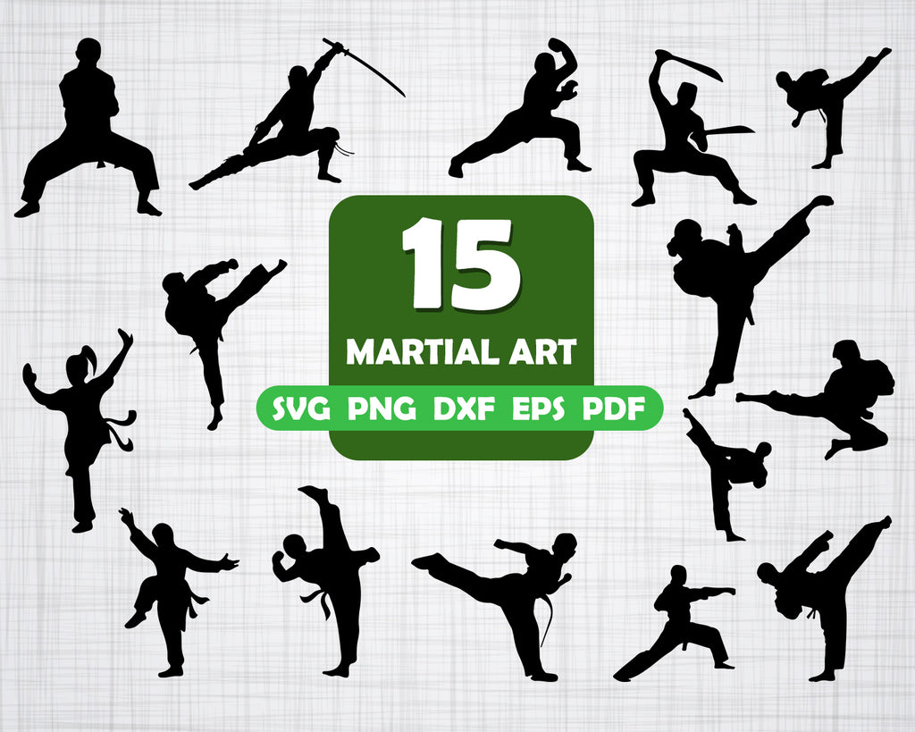 Download Martial Art Svg Martial Arts Silhouette Martial Arts Vector Karate Clipartic
