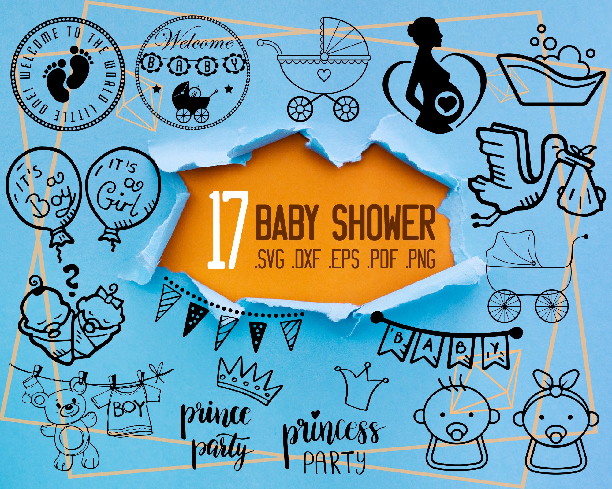 Free Free 307 Princess Baby Shower Svg SVG PNG EPS DXF File