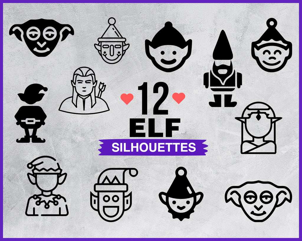 Download Elf Svg Elf Squad Line Drawing Christmas Svg Holiday Elf Svg Png Clipartic PSD Mockup Templates