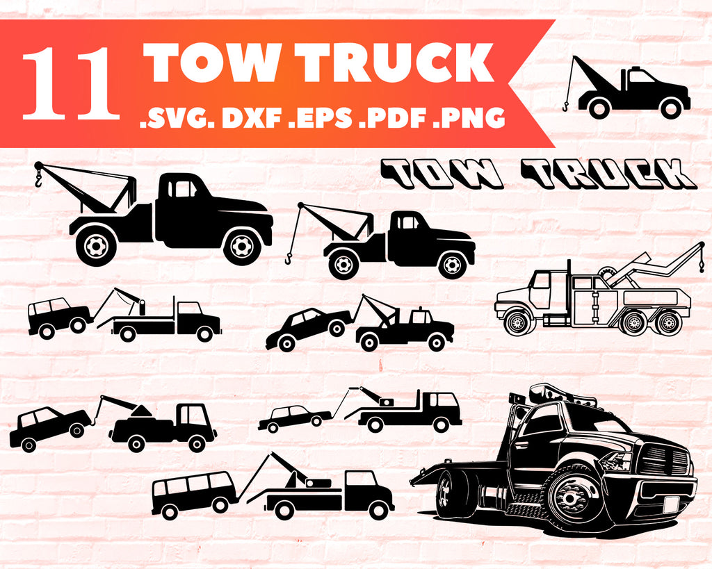 Download Tow Truck Svg Tow Truck Bundle Tow Truck Svg Tow Truck Clipart Cut Clipartic