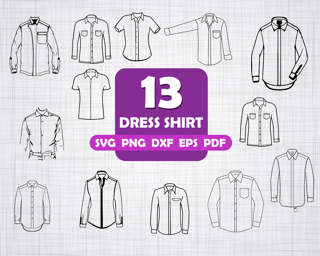 Download Dress Shirt Svg Dress Shirt Outline Shirt Svg Long Sleeve Shirt Svg Clipartic