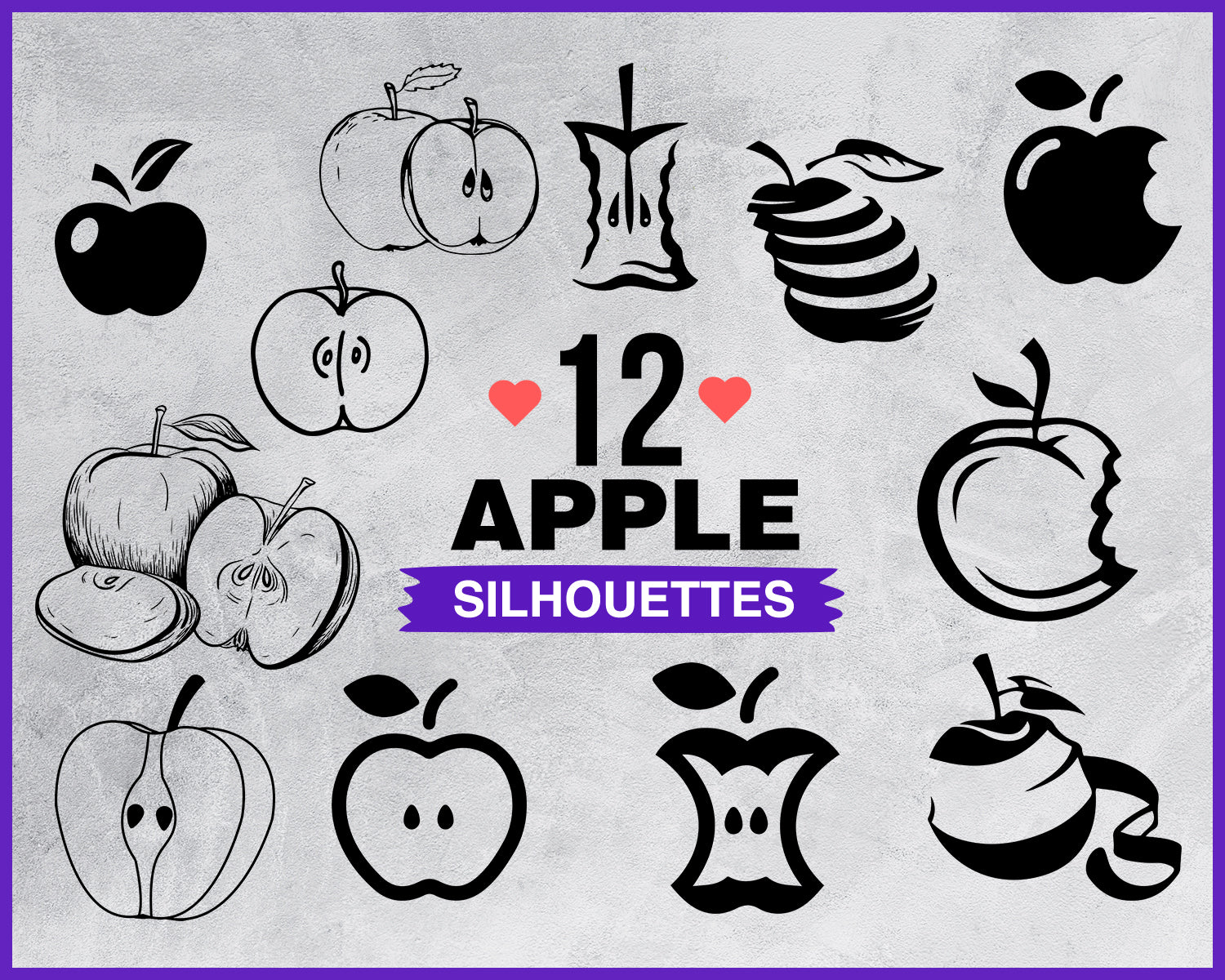 Download Apple Svg Apple Cricut Apple Silhouette Cameo Apple Vector Apple C Clipartic