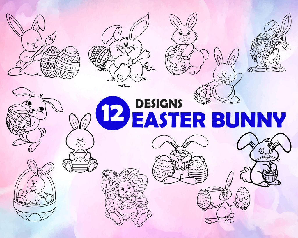 Download Easter Bunny Svg Easter Bunny With Glasses Bunny With Glasses Bunny Clipartic