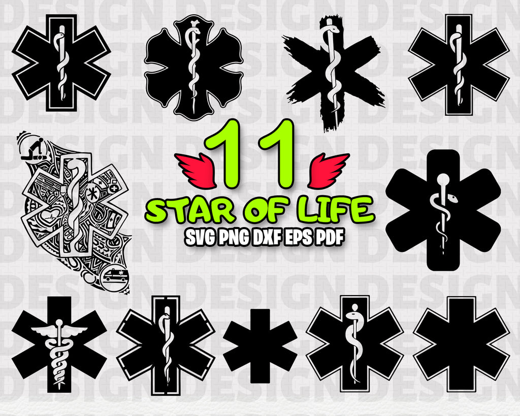 Download Star Of Life Svg Nurse Logo Svg Doctor Logo Svg Sillhouette Cricut Clipartic