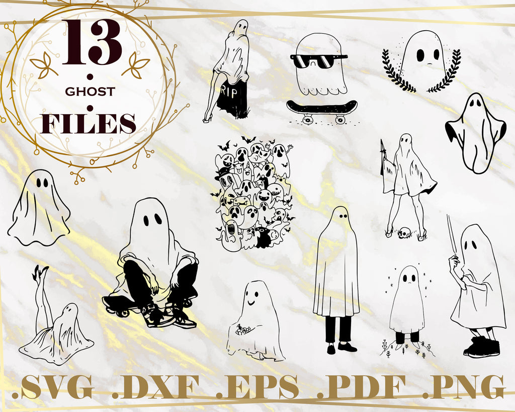 Download Ghost Svg Cute Ghost Digital Cut Files Digital Files Ghost Svg Clipartic