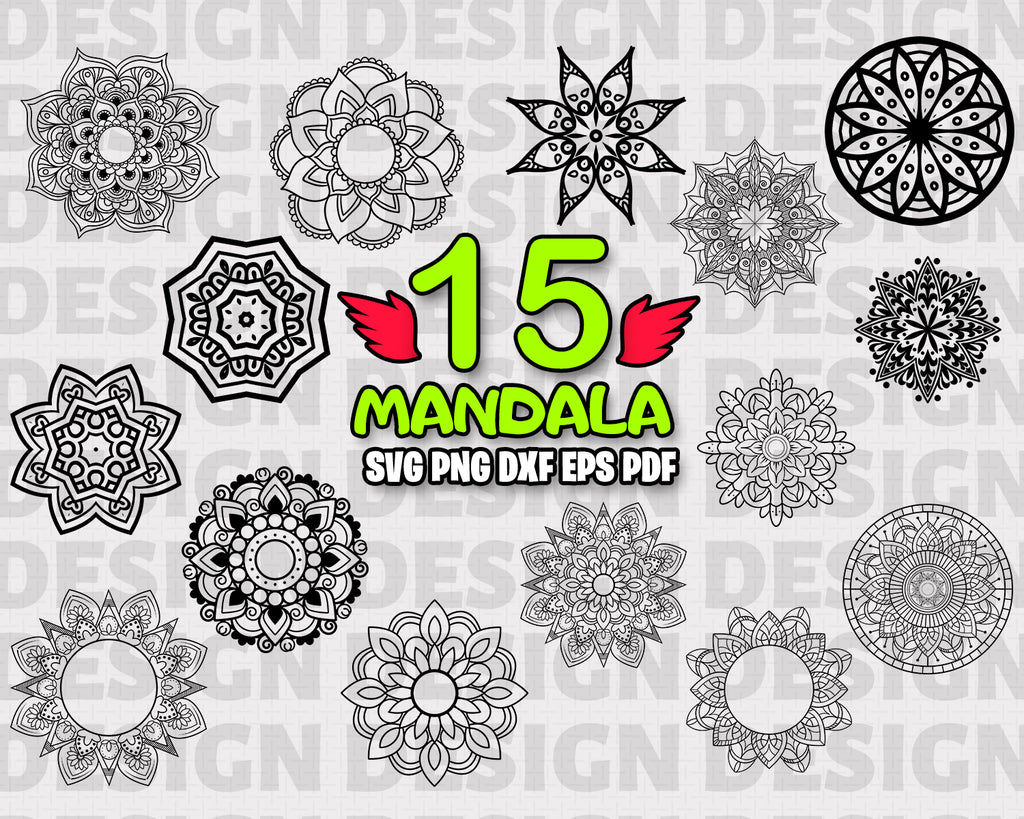 Mandala Svg Zentangle Svg Mandala For Cricut Mandala Clipart Manda Clipartic