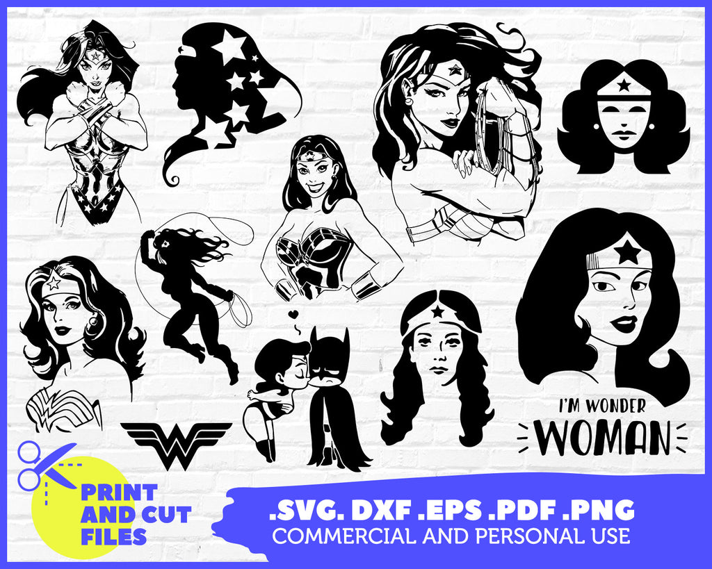 Download Wonder Woman SVG, Characters, Wonder Woman Clip Art ...