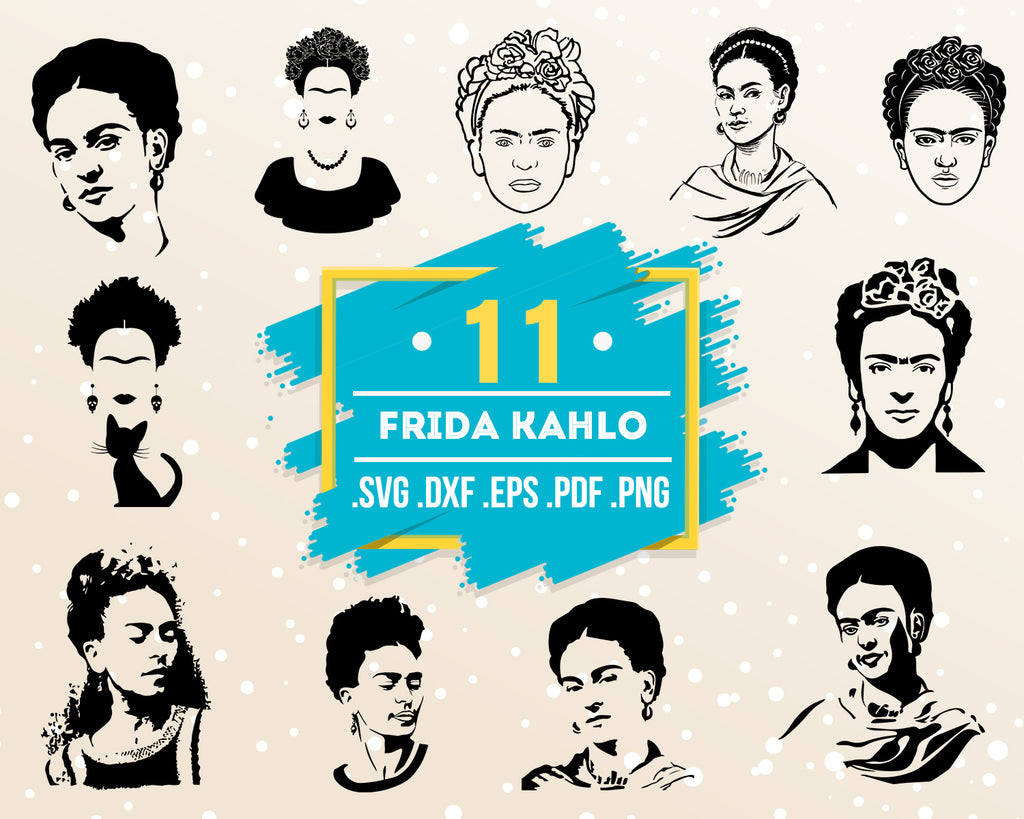 Download Frida Kahlo Svg Frida Svg Frida Mexico Kahlo Frida Silhouette Frida D Clipartic