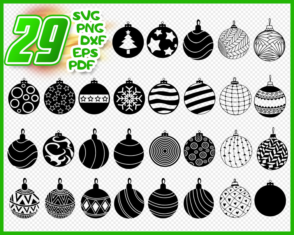 Download Christmas Ball Svg Christmas Toys Svg Christmas Tree Decoration Svg Clipartic