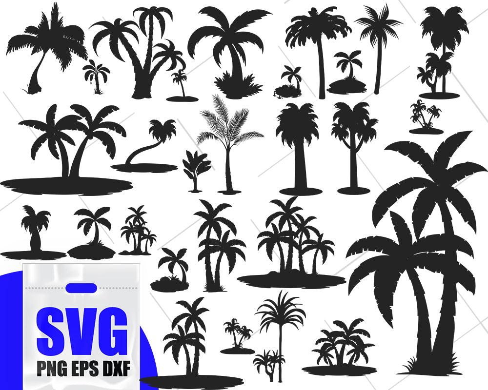 Download Palm tree svg, summer svg, palm cricut, palm vector, palm ...