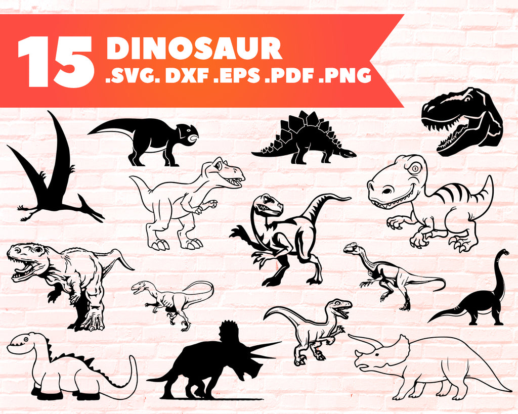 Download Dinosaur Svg Dinosaur Bundle Dinosaur Clipart Dinosaur Silhouette Clipartic PSD Mockup Templates