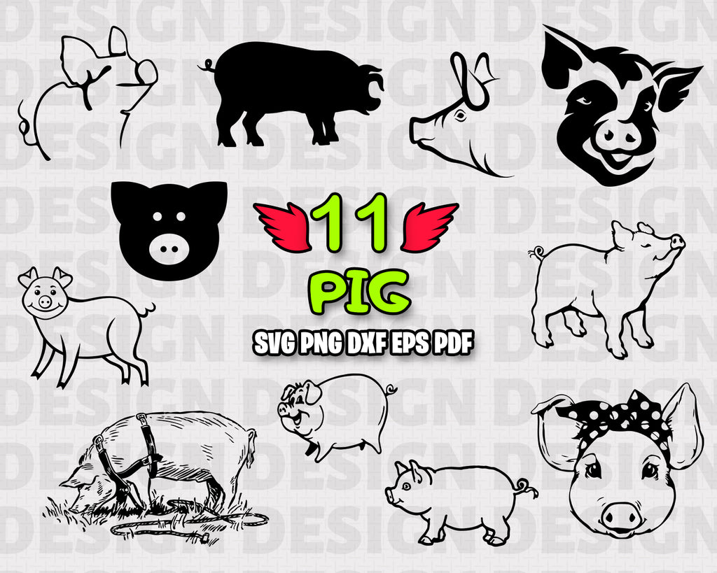 Download Pig Svg Pig Head Svg Cute Pig Pig Handraw Svg Pig Clipart Farm An Clipartic