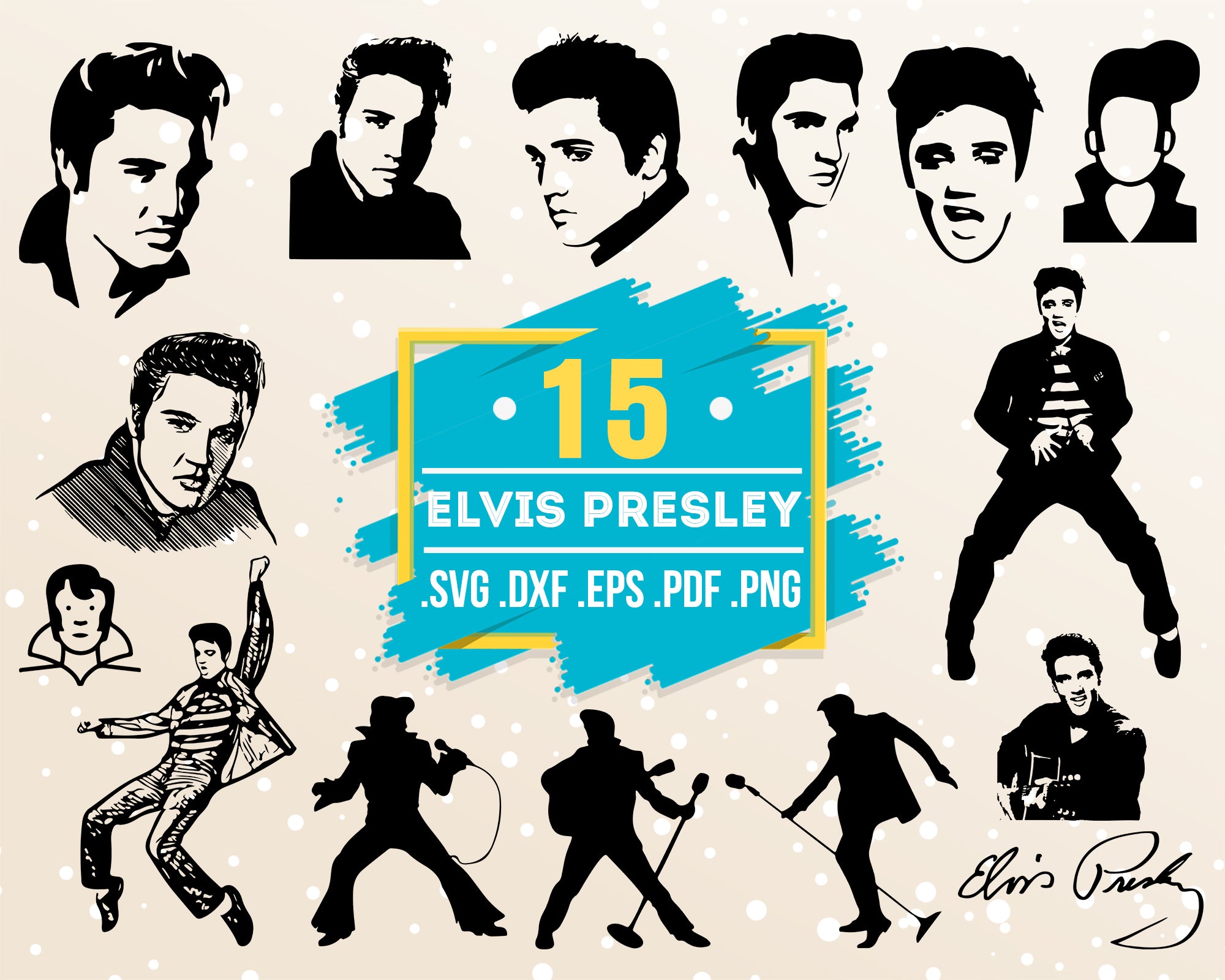 Download Elvis Presley Svg Celebrity Svg Celebrity Clipart Elvis Presley Dxf Clipartic