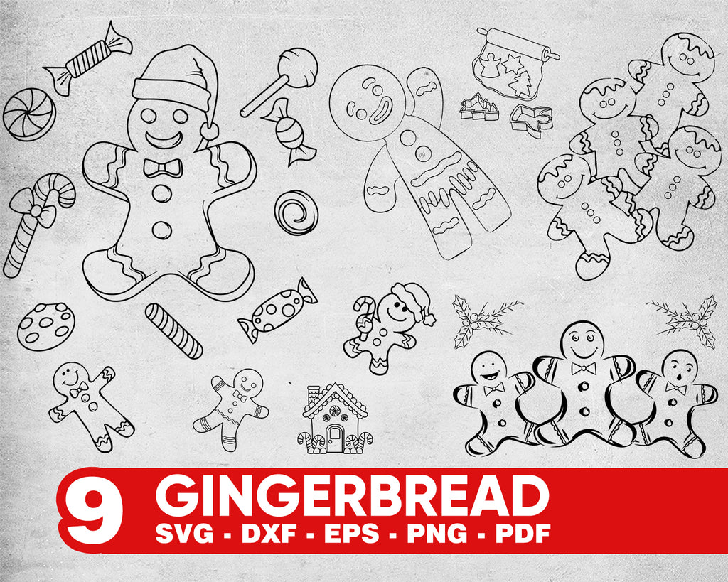 Download Gingerbread Svg Gingerbread Man Svg Christmas Cookies Svg Christmas Clipartic